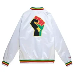 Men Mitchell & Ness Jackets & Outerwear-Hbcu Lightweight Satin Jacket