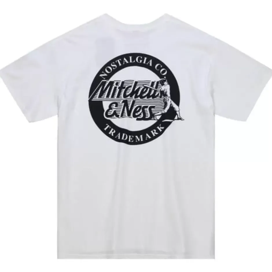 Men Mitchell & Ness T-Shirts & Tops-Midweight Circle Back Tee