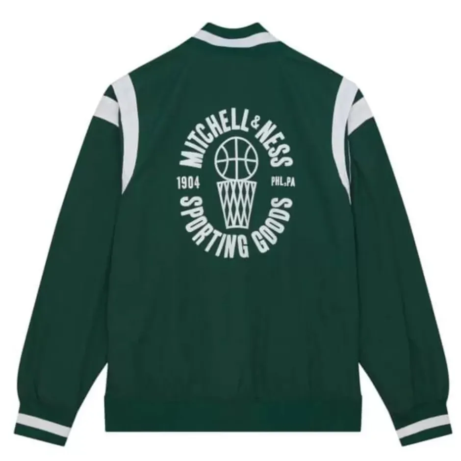 Men Mitchell & Ness Jackets & Outerwear-Warm Up Jacket