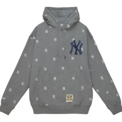 Men Mitchell & Ness Hoodies & Sweatshirts-Mlb Repeat Hoody New York Yankees