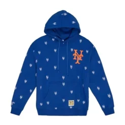 Men Mitchell & Ness Hoodies & Sweatshirts-Mlb Repeat Hoody New York Mets