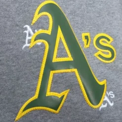 Men Mitchell & Ness Hoodies & Sweatshirts-Mlb Repeat Hoody Oakland Athletics