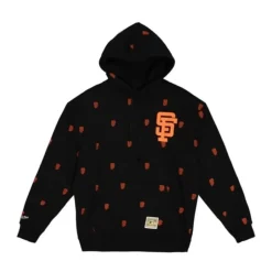Men Mitchell & Ness Hoodies & Sweatshirts-Mlb Repeat Hoody San Francisco Giants