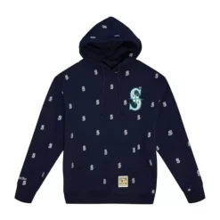 Men Mitchell & Ness Hoodies & Sweatshirts-Mlb Repeat Hoody Seattle Mariners