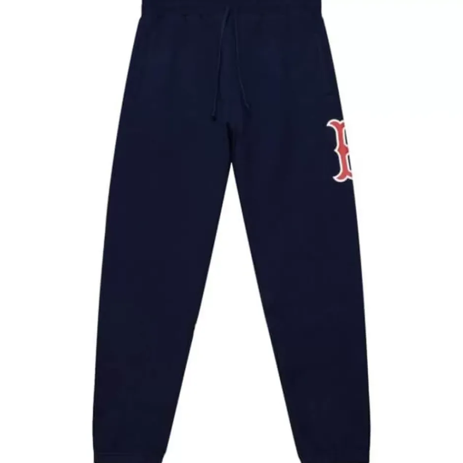 Men Mitchell & Ness Pants-Mlb Repeat Sweatpants Boston Red Sox