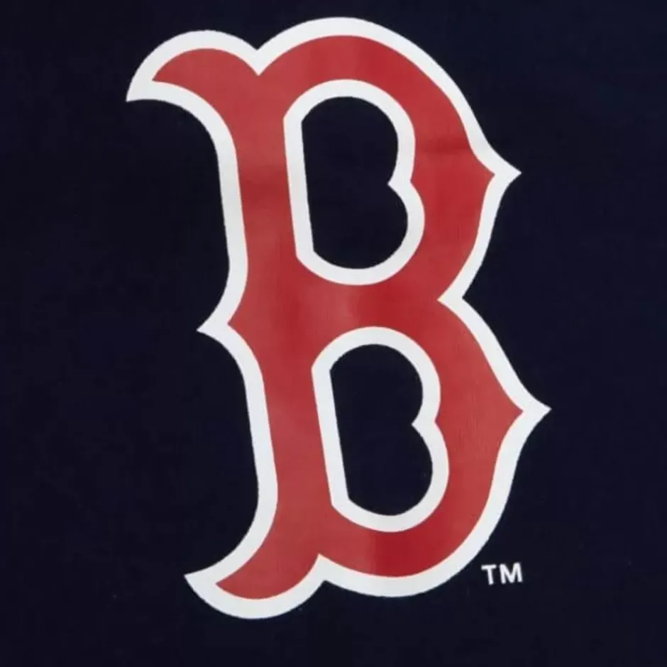 Men Mitchell & Ness Pants-Mlb Repeat Sweatpants Boston Red Sox