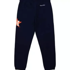 Men Mitchell & Ness Pants-Mlb Repeat Sweatpants Houston Astros
