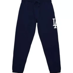 Men Mitchell & Ness Pants-Mlb Repeat Sweatpants Los Angeles Dodgers