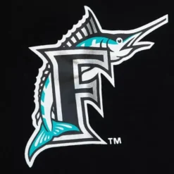 Men Mitchell & Ness Pants-Mlb Repeat Sweatpants Miami Marlins