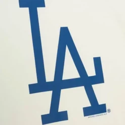Men Mitchell & Ness T-Shirts & Tops-Mlb Script Wordmark Tee Dodgers