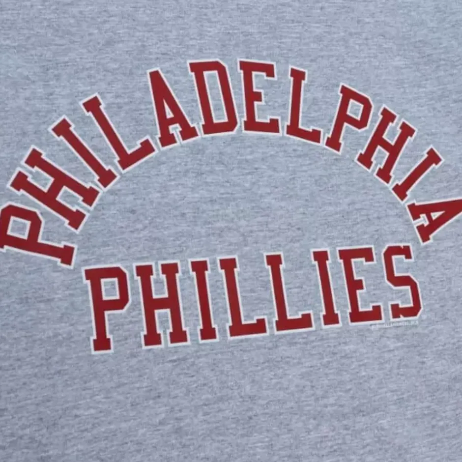 Men Mitchell & Ness T-Shirts & Tops-Mlb Tee Phillies