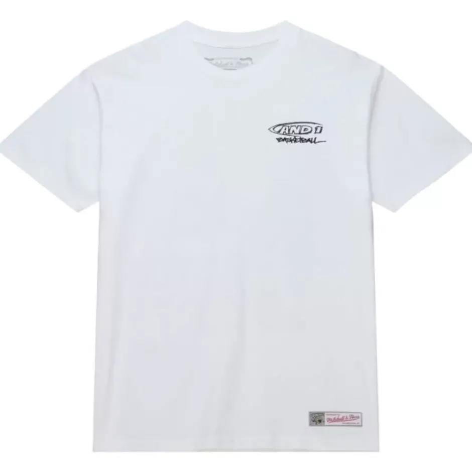 Men Mitchell & Ness T-Shirts & Tops-M&N X And1 Dirty Tee