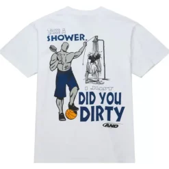 Men Mitchell & Ness T-Shirts & Tops-M&N X And1 Dirty Tee