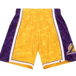 Men Mitchell & Ness Shorts-M&N X Bape Los Angeles Lakers Shorts
