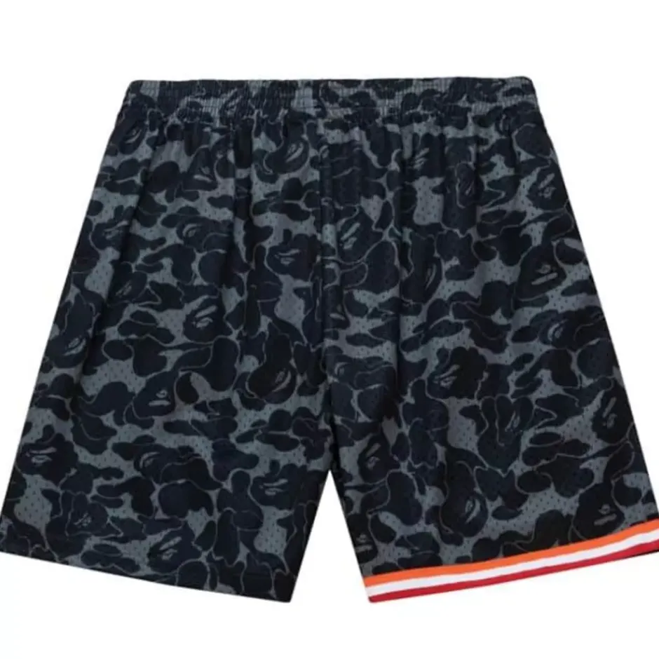 Men Mitchell & Ness Shorts-M&N X Bape Miami Heat Shorts