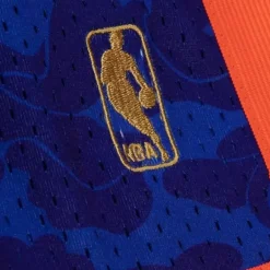 Men Mitchell & Ness Shorts-M&N X Bape New York Knicks Shorts