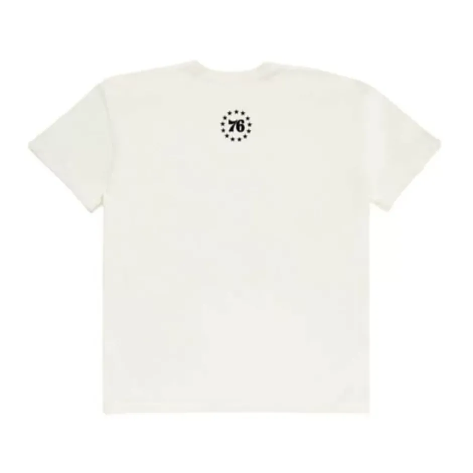 Men Mitchell & Ness T-Shirts & Tops-M&N X Br Charcoal Tee Allen Iverson