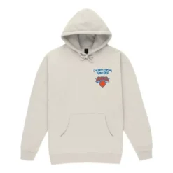Men Mitchell & Ness Hoodies & Sweatshirts-M&N X Br World Tour Crew Hoodie New York Knicks