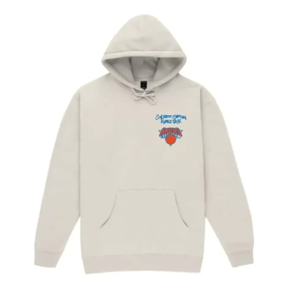Men Mitchell & Ness Hoodies & Sweatshirts-M&N X Br World Tour Crew Hoodie New York Knicks