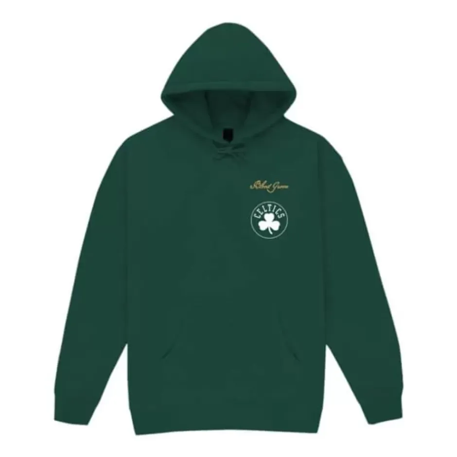Men Mitchell & Ness Hoodies & Sweatshirts-M&N X Br World Tour Crew Hoodie Boston Celtics