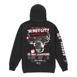 Men Mitchell & Ness Hoodies & Sweatshirts-M&N X Br World Tour Hoodie Chicago Bulls