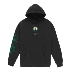 Men Mitchell & Ness Hoodies & Sweatshirts-M&N X Br World Tour Hoodie Boston Celtics