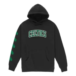 Men Mitchell & Ness Hoodies & Sweatshirts-M&N X Br World Tour Logo Evolution Hoodie Boston Celtics