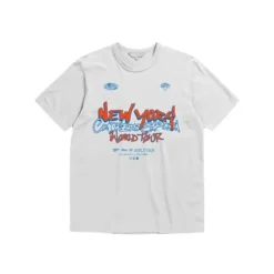 Men Mitchell & Ness T-Shirts & Tops-M&N X Br World Tour T-Shirt New York Knicks