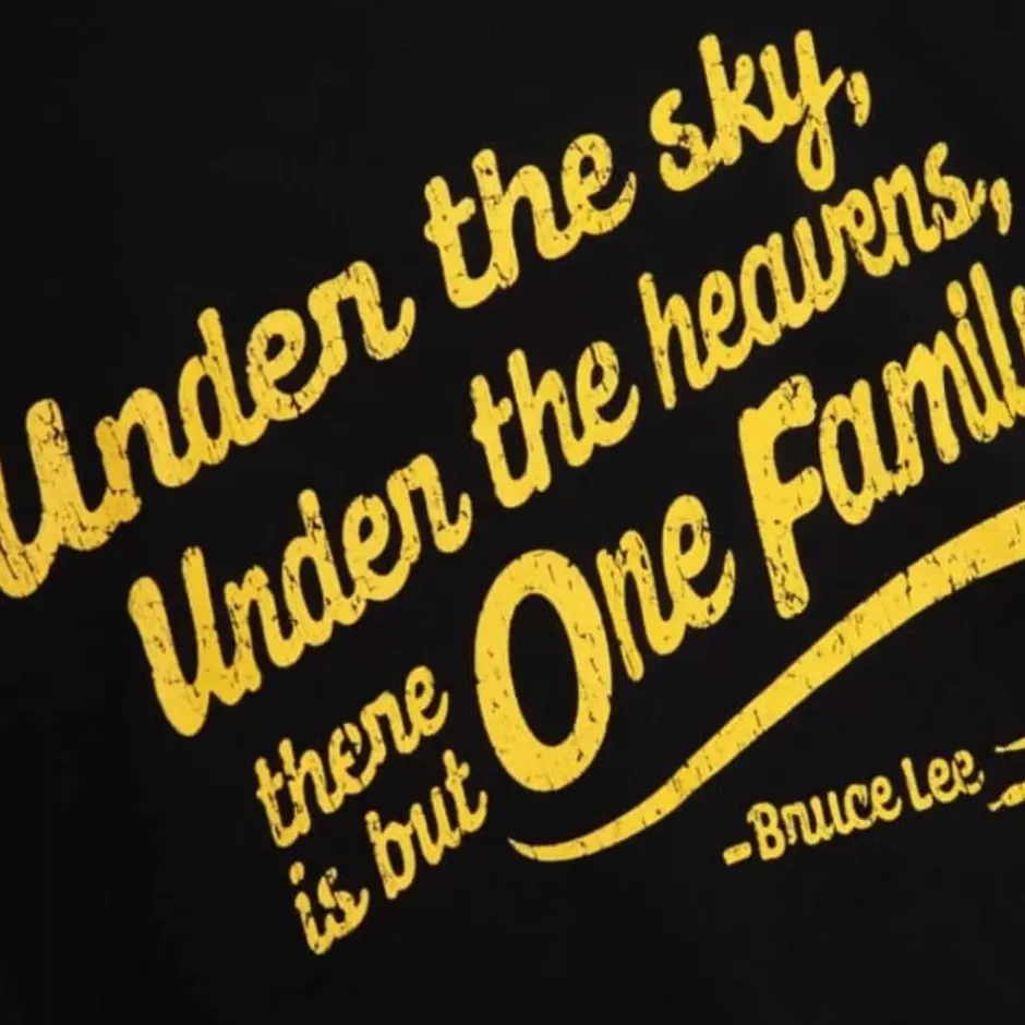 Men Mitchell & Ness T-Shirts & Tops-M&N X Bruce Lee One Family Tee