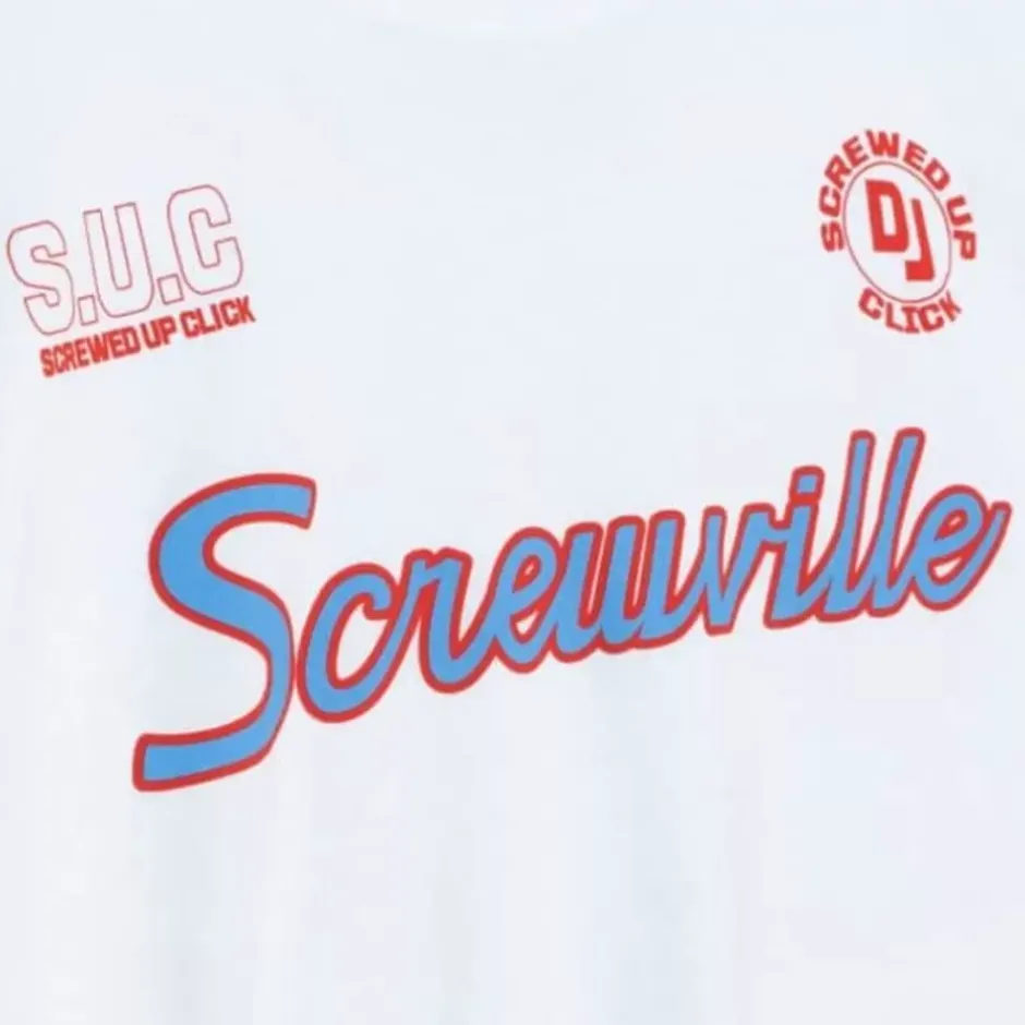 Men Mitchell & Ness T-Shirts & Tops-M&N X Dj Screw Screwville Pr Tee