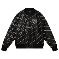 Men Mitchell & Ness Jackets & Outerwear-M&N X Fenty Premium Leather Jacket