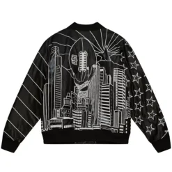 Men Mitchell & Ness Jackets & Outerwear-M&N X Fenty Premium Leather Jacket