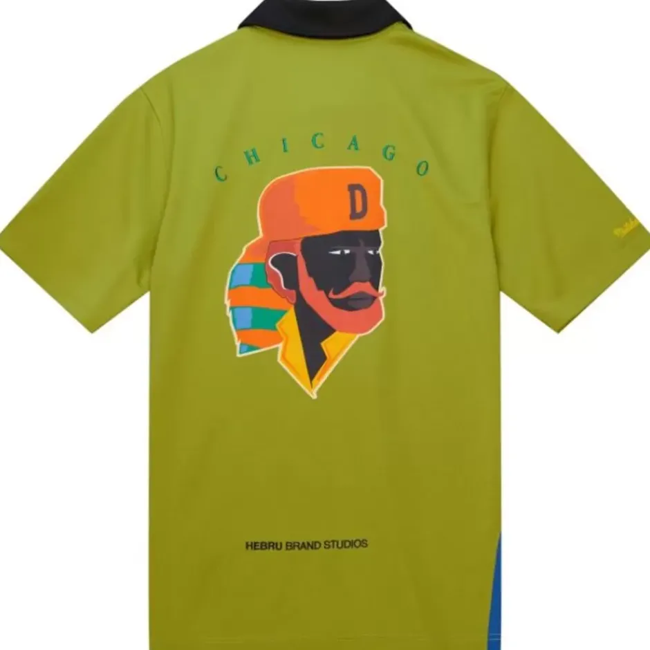 Men Mitchell & Ness T-Shirts & Tops-M&N X Hebru Shooting Shirt