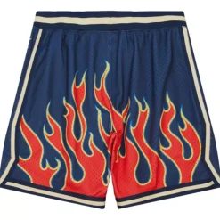 Men Mitchell & Ness Shorts-M&N X Jfg Flame Shorts Chicago Cubs