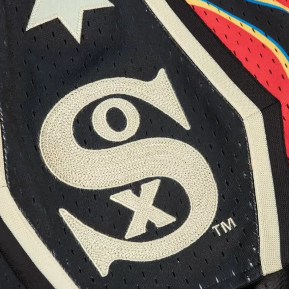 Men Mitchell & Ness Shorts-M&N X Jfg Flame Shorts Chicago White Sox