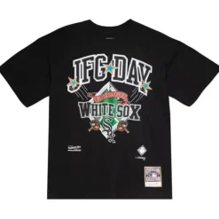 Men Mitchell & Ness T-Shirts & Tops-M&N X Joe Freshgoods Day Starburst Tee Chicago White Sox