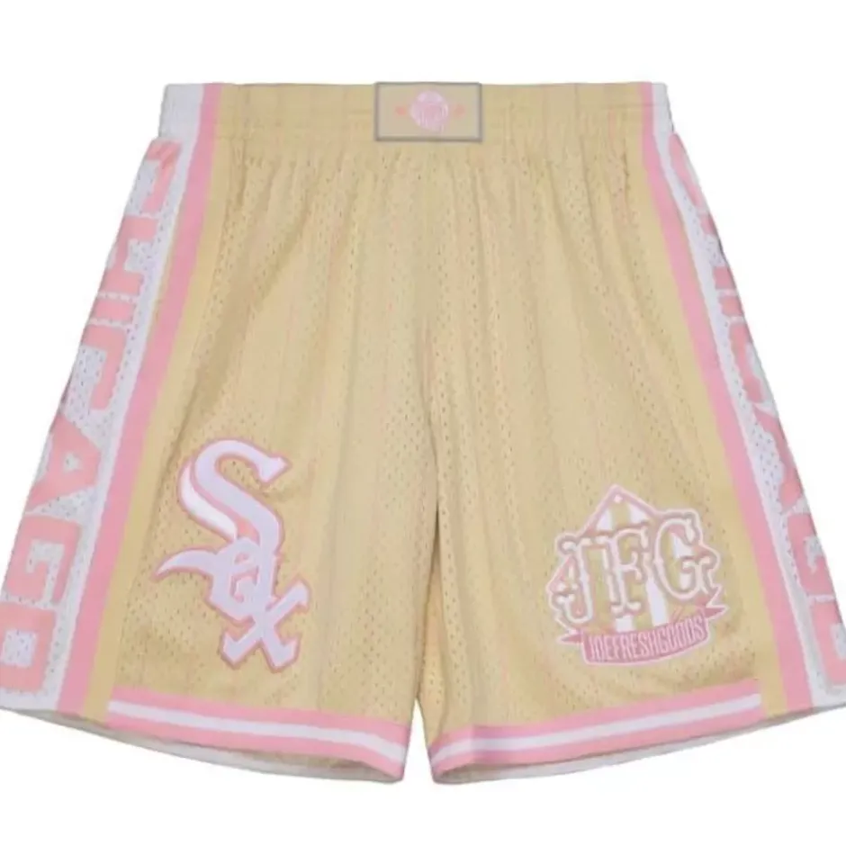 Men Mitchell & Ness Shorts-M&N X Joe Freshgoods Fashion Shorts Chicago White Sox