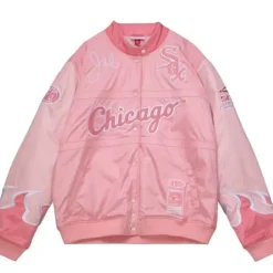 Men Mitchell & Ness Jackets & Outerwear-M&N X Joe Freshgoods Racing Jacket Chicago White Sox