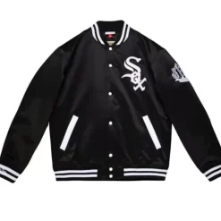 Men Mitchell & Ness Jackets & Outerwear-M&N X Joe Freshgoods Satin Jacket Chicago White Sox