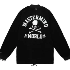 Men Mitchell & Ness Jackets & Outerwear-M&N X Mastermind Sherpa Jacket