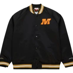 Men Mitchell & Ness Jackets & Outerwear-M&N X Mclaren Lightweight Satin Print Vegas Edition