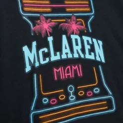 Men Mitchell & Ness T-Shirts & Tops-M&N X Mclaren Miami Grand Prix Slub S/S Tee