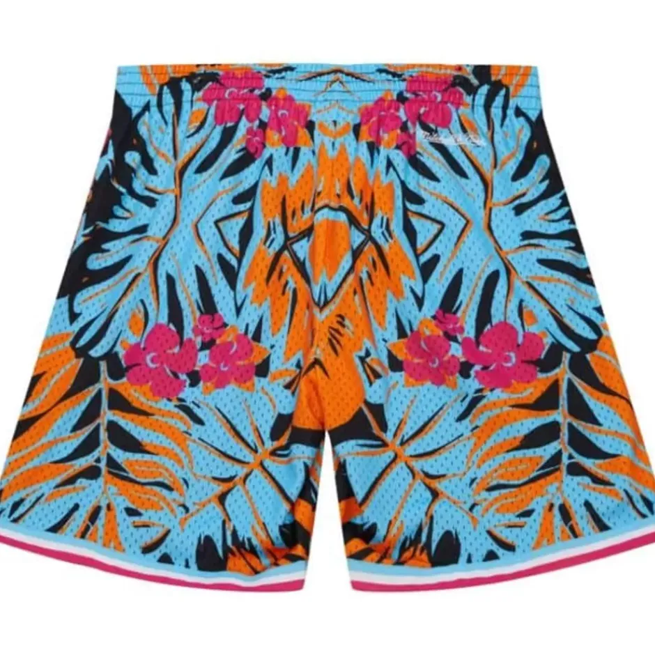 Men Mitchell & Ness Shorts-M&N X Mclaren Miami Grand Prix Sublimated Mesh Shorts