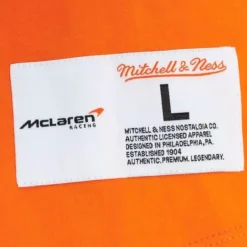 Men Mitchell & Ness T-Shirts & Tops-M&N X Mclaren Monaco Triple Crown Cotton Button Front