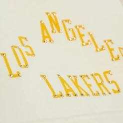 Woman Mitchell & Ness Shorts-M&N X Melody Ehsani Fleece Short Los Angeles Lakers