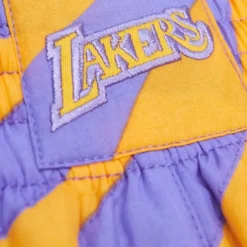 Woman Mitchell & Ness Shorts-M&N X Melody Ehsani Puffer Short Los Angeles Lakers