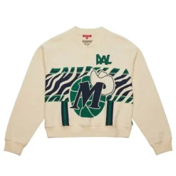 Woman Mitchell & Ness Hoodies & Sweatshirts-M&N X Melody Ehsani Raglan Pullover Dallas Mavericks