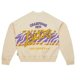 Woman Mitchell & Ness Hoodies & Sweatshirts-M&N X Melody Ehsani Raglan Pullover Los Angeles Lakers