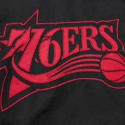 Woman Mitchell & Ness Jackets & Outerwear-M&N X Melody Ehsani Satin Jacket Philadelphia 76Ers