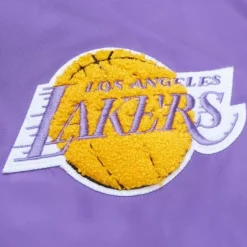 Woman Mitchell & Ness Jackets & Outerwear-M&N X Melody Ehsani Satin Jacket Los Angeles Lakers